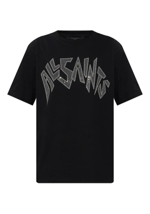 AllSaints logo-detail T-shirt - Black