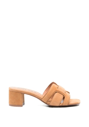 Bibi Lou suede mules - Brown