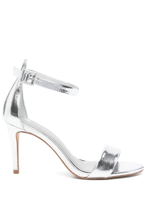CARRANO 90mm leather sandals - Silver