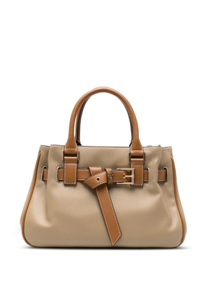 LIU JO buckled tote bag - Neutrals