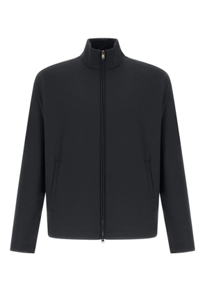 Herno high-neck zip-up jacket - Blue