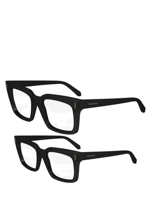 Ferragamo square-frame glasses - Black
