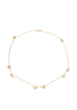Tory Burch round-motifs long necklace - Gold