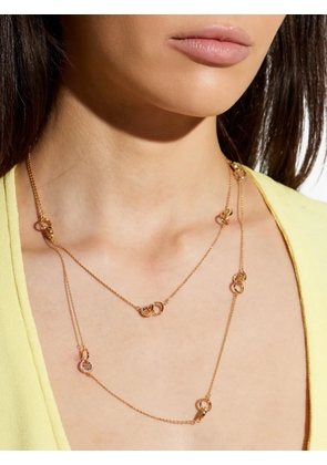 Tory Burch round-motifs long necklace - Gold