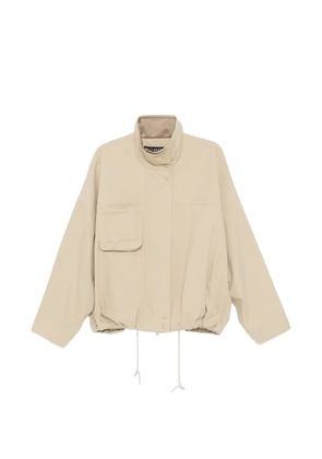 Open YY Drawn hooded jacket - Purple