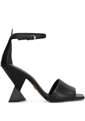 CARRANO 95mm leather sandals - Black