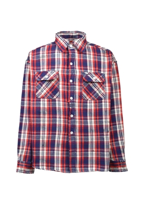 SAINT MXXXXXX check-pattern shirt - Red