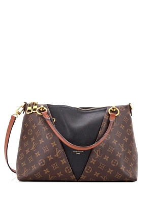 Louis Vuitton Pre-Owned V Tote Monogram Canvas and Leather MM shoulder bag - Brown