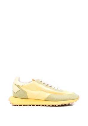 GHŌUD Rush Starlight Monoblock glitter-panel sneakers - Yellow
