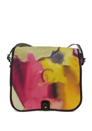 CHANEL Pre-Owned 2014-2015 suede flap shoulder bag - Pink