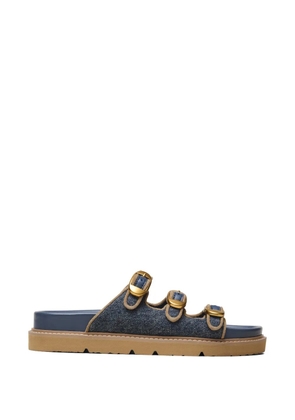 Marc Jacobs The Kiki buckle-detail sandals - Blue