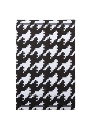 Perfect Moment houndstooth snood - Black