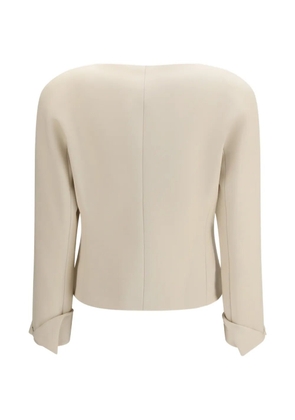 Chloé collarless fitted jacket - Neutrals