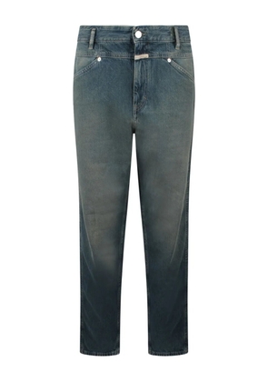 Closed cotton jeans - Blue