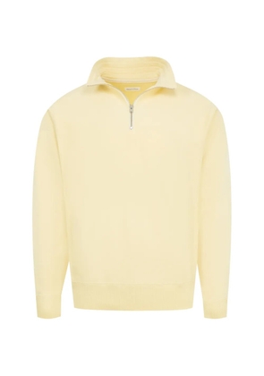 Kaptain Sunshine Suvin halfzip sweatshirt - Yellow