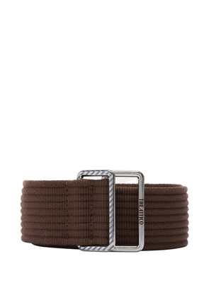 The Attico striped ribbon belt - Brown