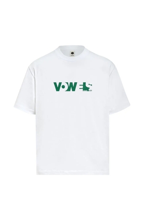 Vowels Overall T-shirt - White