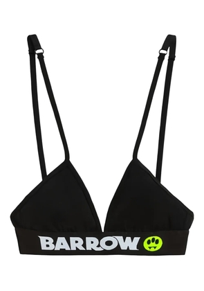 BARROW logo-band triangle bra (pack of three) - Black