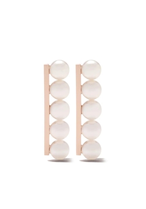 TASAKI 18kt rose Collection Line balance plus earrings - Pink