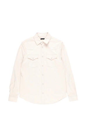 MONFRÈRE patch-pocket shirt jacket - Neutrals