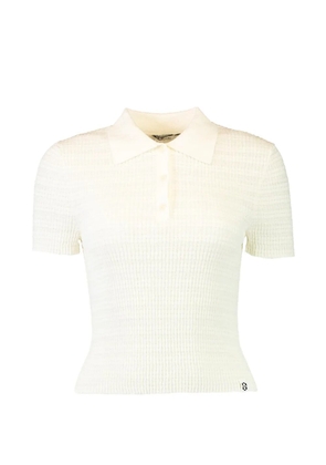 Simkhai Averie knitted polo shirt - Neutrals