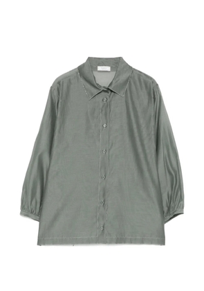 Peserico button sleeve shirt - Green