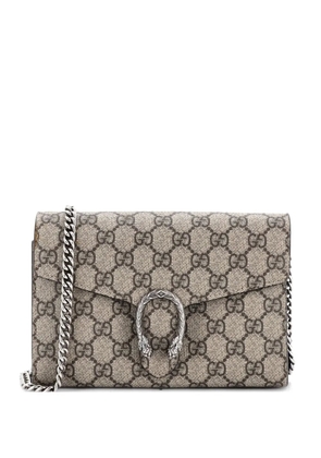 Gucci Pre-Owned Dionysus Chain Wallet GG Coated Canvas Small crossbody bag - Brown