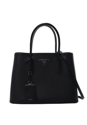 Prada Pre-Owned 2013-2025 Medium Saffiano Cuir Double satchel - Black