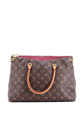 Louis Vuitton Pre-Owned Pallas Tote Monogram Canvas with Leather shoulder bag - Brown
