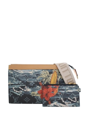 Louis Vuitton Pre-Owned 2021-2025 Monogram Surfin Gaston Wearable Wallet crossbody bag - Blue