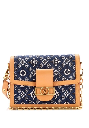Louis Vuitton Pre-Owned Dauphine Shoulder Bag Limited Edition Since 1854 Monogram Jacquard MM crossbody bag - Blue