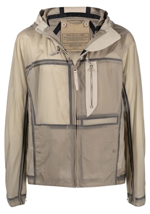 Ten C lightweight zip-front jacket - Grey