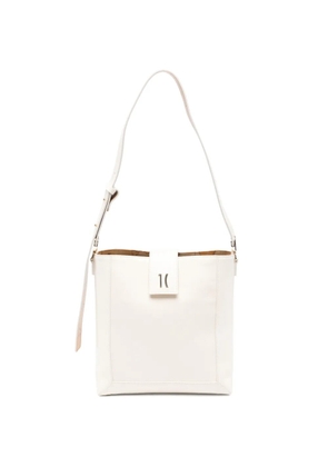 ALVIERO MARTINI 1° CLASSE logo-detail bucket bag - Neutrals