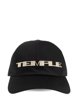 Rick Owens DRKSHDW embroidered baseball cap - Black