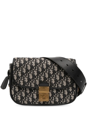 Christian Dior Pre-Owned 2018 Oblique Canvas Flap crossbody bag - Blue