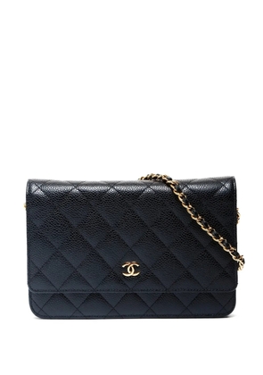 CHANEL Pre-Owned 2015 quilted leather shoulder bag - Black