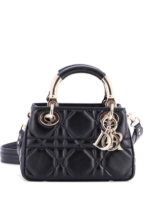 Christian Dior Pre-Owned Lady 95.22 Bag Cannage Embossed Leather Mini shoulder bag - Black