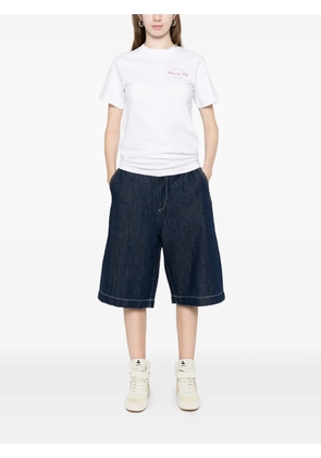 Sporty & Rich Beverly Script print T-shirt - White