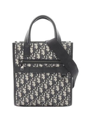 Christian Dior Pre-Owned 2010-2026 Mini Oblique Canvas Safari North-South Tote satchel - Brown