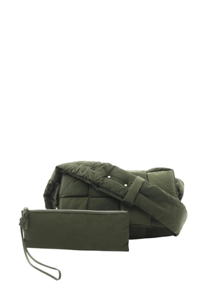 Bottega Veneta Pre-Owned 2012-2026 Nylon Intrecciato Padded Tech Cassette crossbody bag - Green
