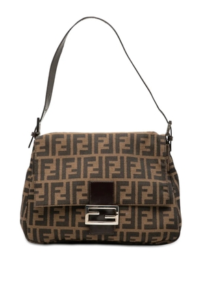 Fendi Pre-Owned 2000-2010 Zucca Canvas Mamma Forever shoulder bag - Brown