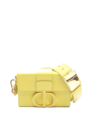 Christian Dior Pre-Owned 2021-2026 Leather 30 Montaigne Box Bag crossbody bag - Yellow
