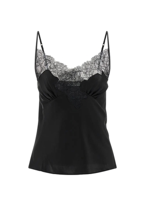 VAILLANT STUDIO lace-detail top - Black