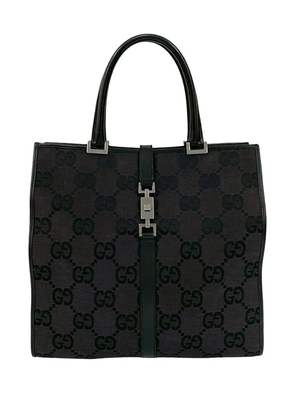 Gucci Pre-Owned 2000-2015 GG Canvas Jackie tote bag - Black
