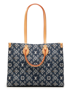 Louis Vuitton Pre-Owned 2020 Monogram Jacquard Since 1854 OnTheGo MM satchel - Blue
