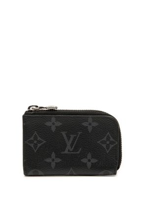 Louis Vuitton Pre-Owned 2021-2025 Monogram Eclipse Porte Monnaie Jour coin pouch - Black
