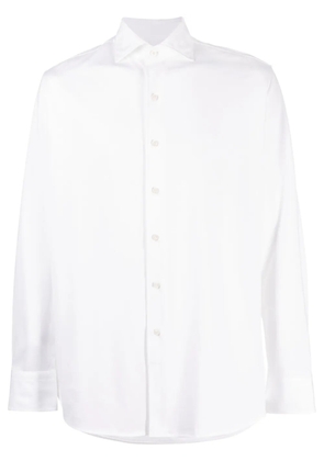 Boggi Milano spread-collar cotton shirt - White