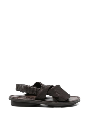 Trippen Embrace leather sabdals - Brown