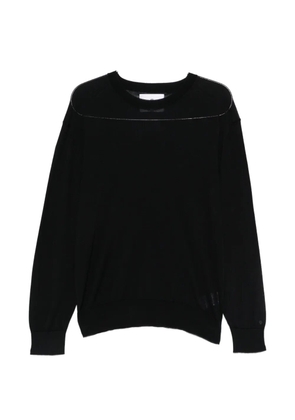 SEVEN GAUGE crew-neck sweater - Black