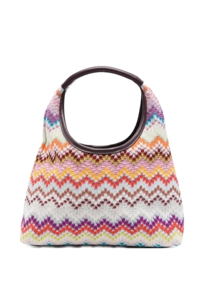 Missoni Raschel zigzag-pattern tote bag - Neutrals